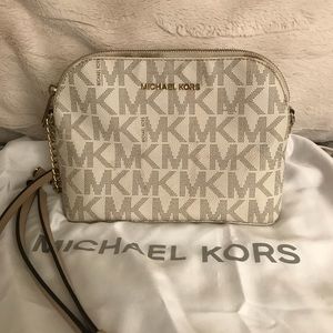 Michael Kors white handbag